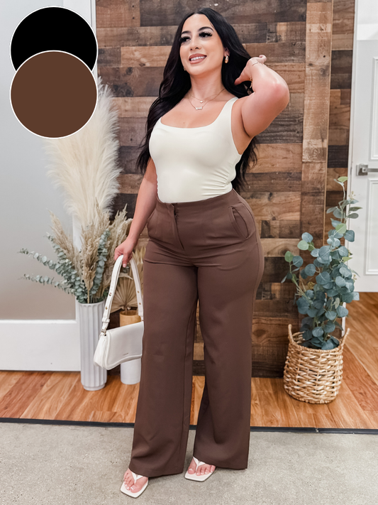 Sylvia Wide Leg Trouser Pants