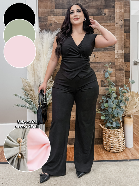 Cameron Soft Stretch Matching Buckle Set