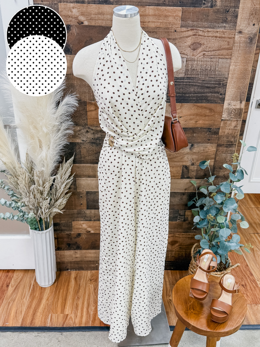 Delilah Polka Dot Jumpsuit