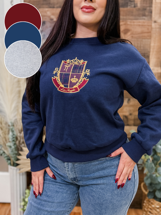 Classic Bow Fleece Los Angeles Sweatshirt