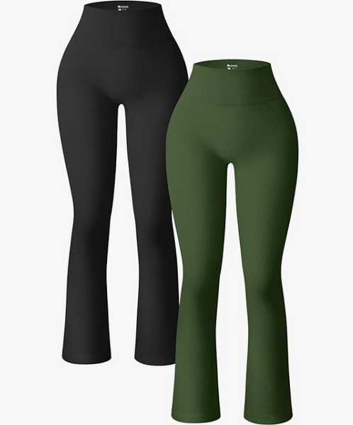 Serena High Waisted Mini Flare Yoga Pants