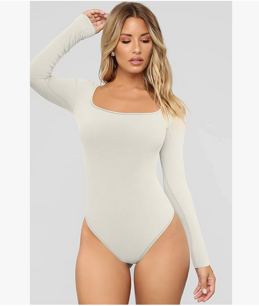 Ava Tummy Control Long Sleeve Bodysuit