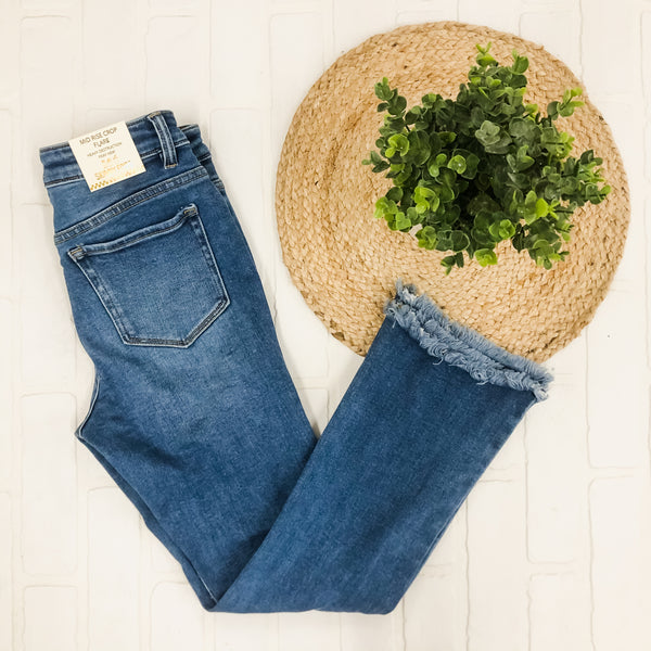 Melody Crop Flare Jeans