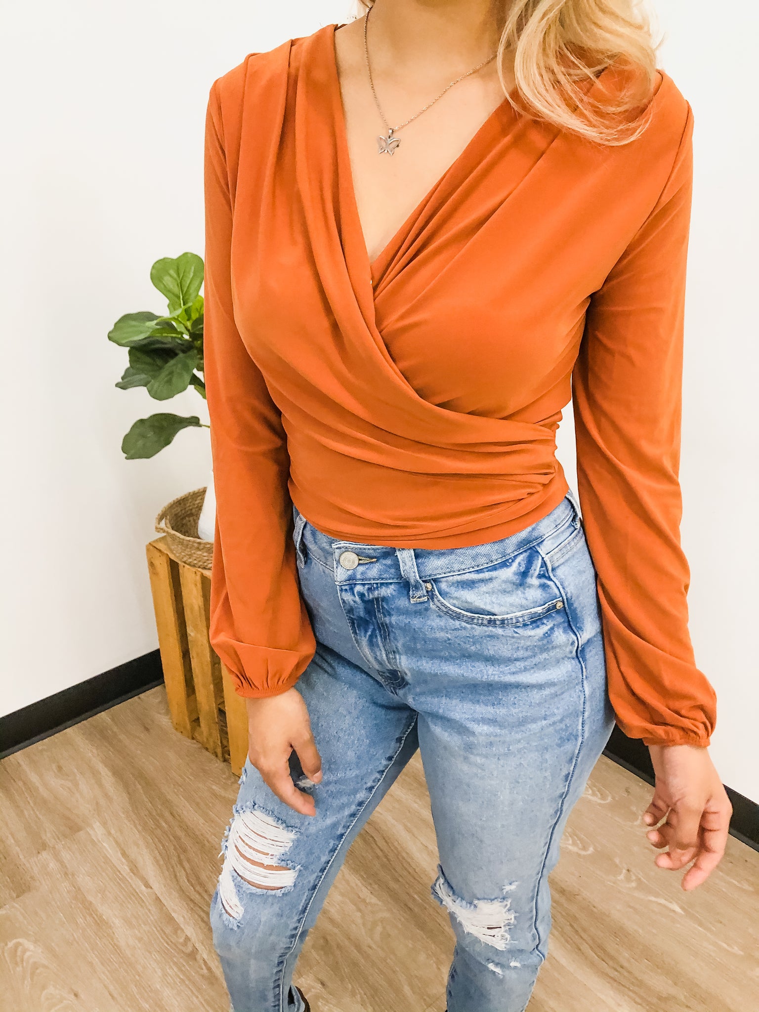 Denise Wrap Top