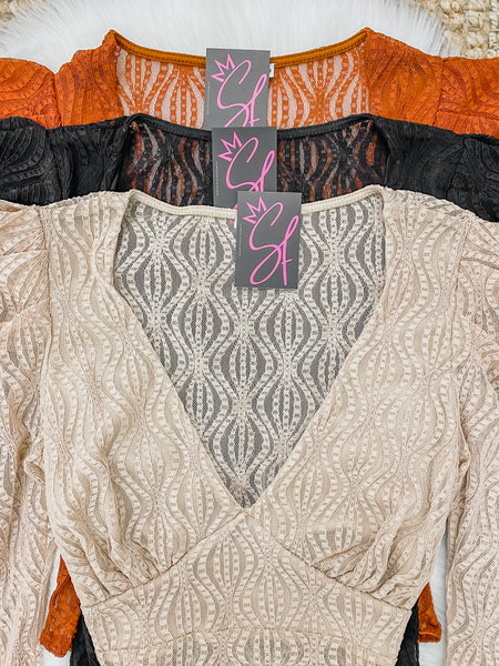 Ginger Lace Bodysuit