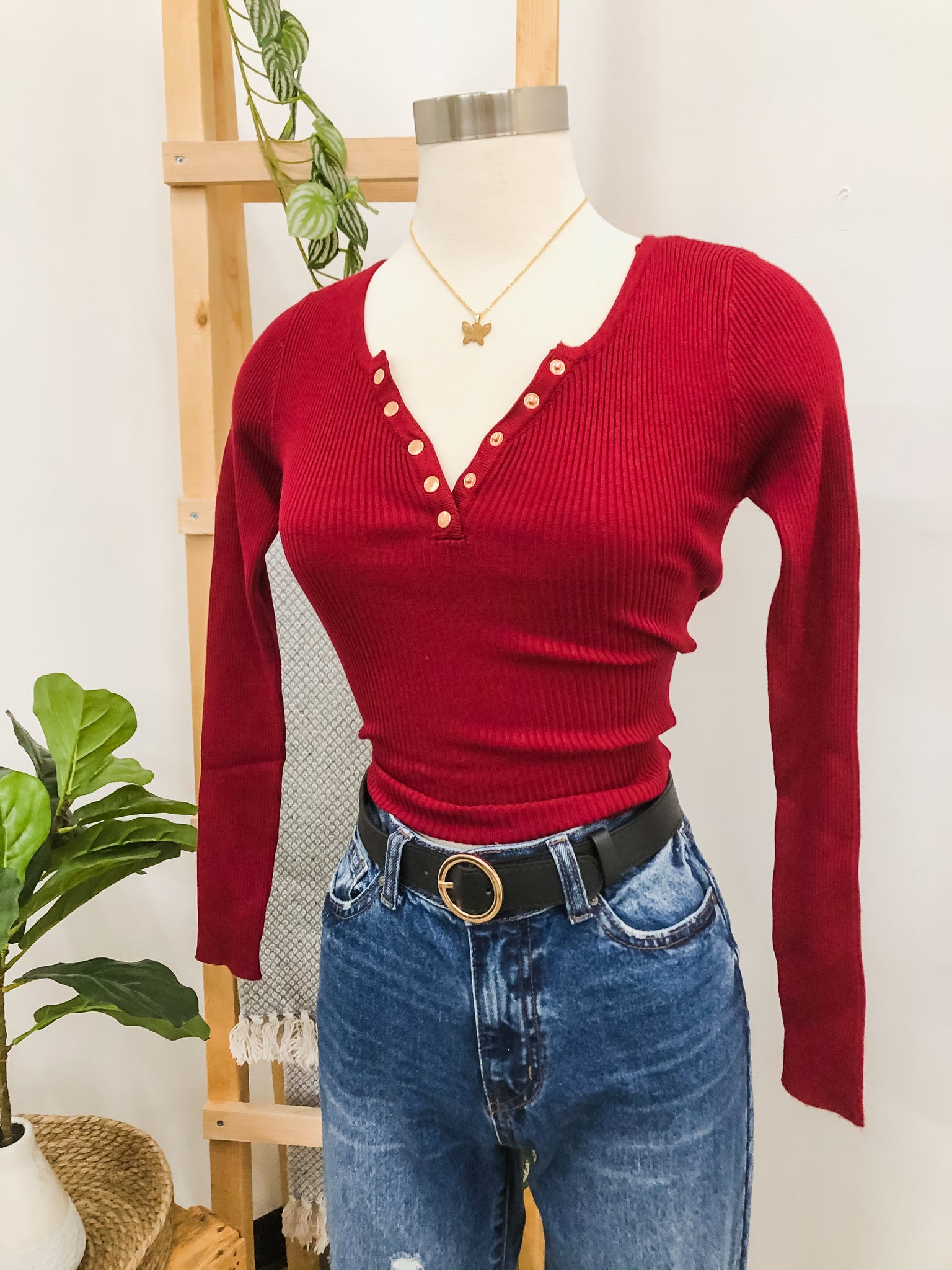 Pamela Sweater Crop Top