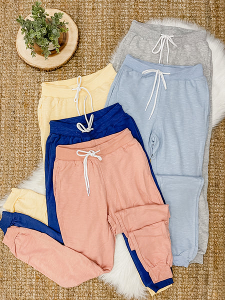 Ally Soft Slub Knit Joggers