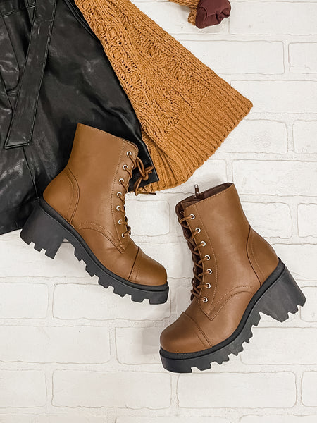 Vivian Heeled Combat Boots