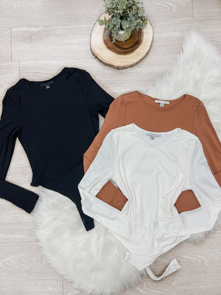 Stefani Long Sleeve Bodysuit