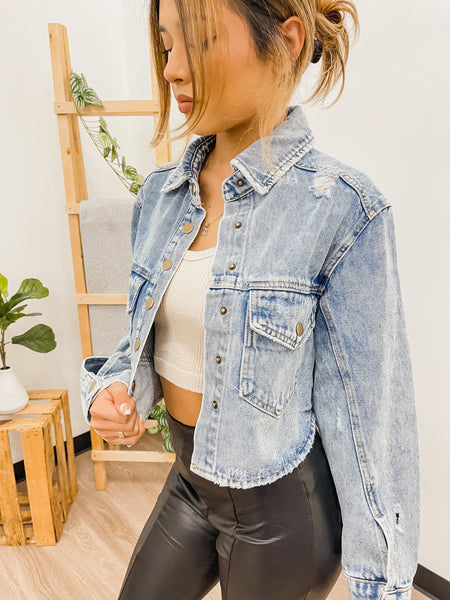 Nessa Denim Shirt Jacket