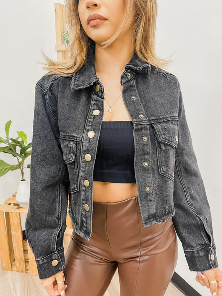 Nessa Denim Shirt Jacket