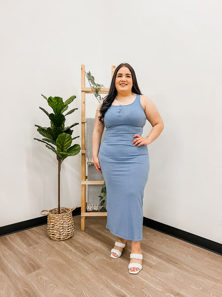 Bridget Maxi Ribbed Dress