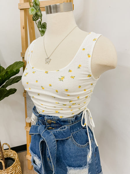 Kenny Floral Crop Top