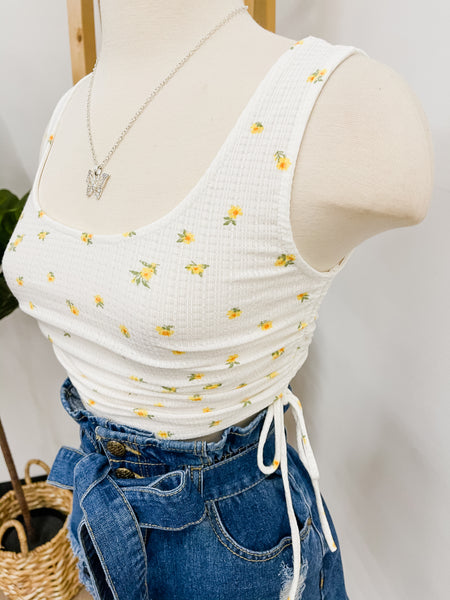 Kenny Floral Crop Top