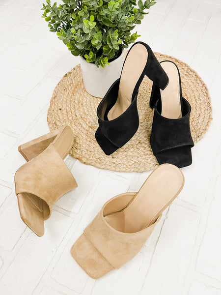 Mona Suede Mules