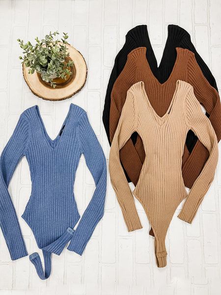 Melissa Ribbed Knit Bodysuit