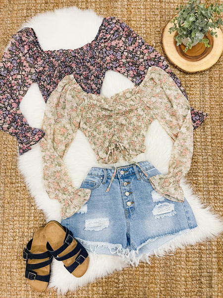 Emilia Chiffon Floral Top