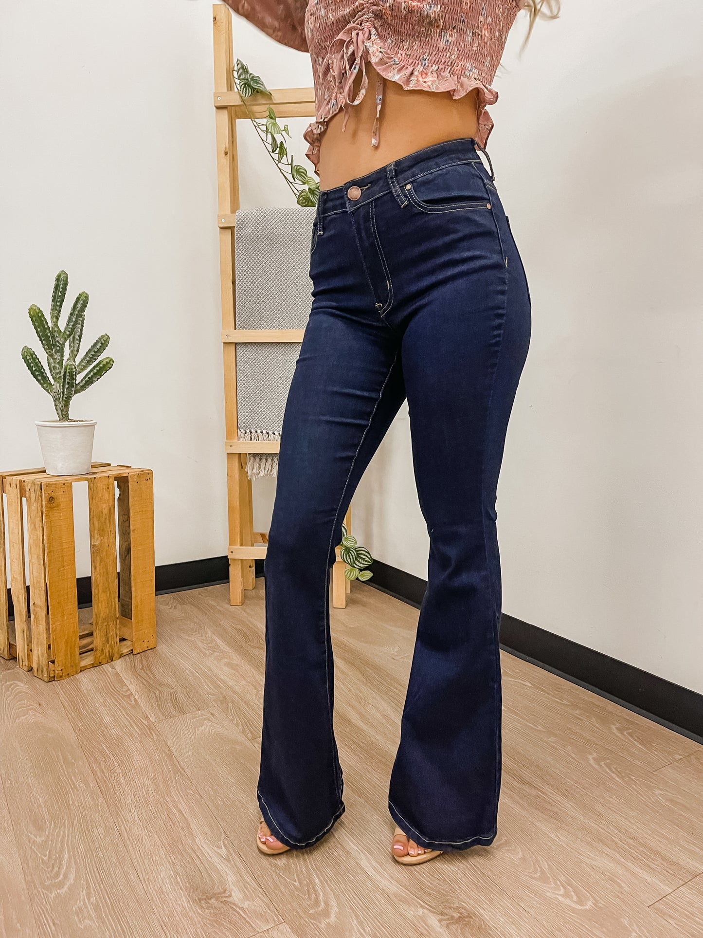 Kendra High Waist Flared Jeans