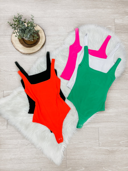 Amber Square Neck Bodysuit