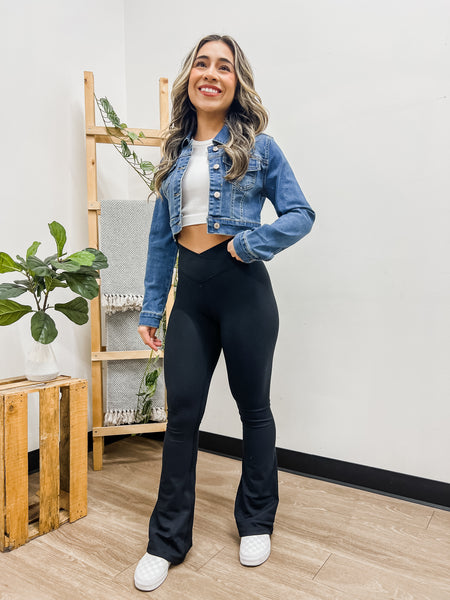 Mayte Cropped Jean Jacket