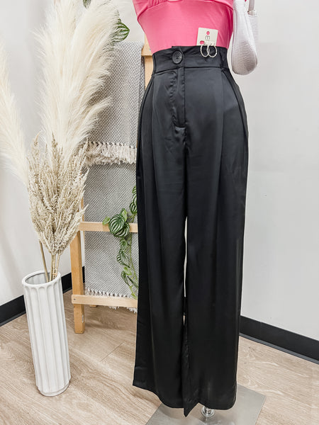 Madelyn Silk Wide Leg Pants