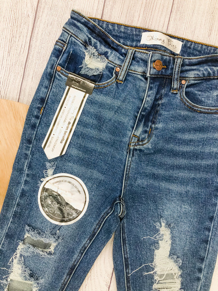 High Rise Destroyed Jeans