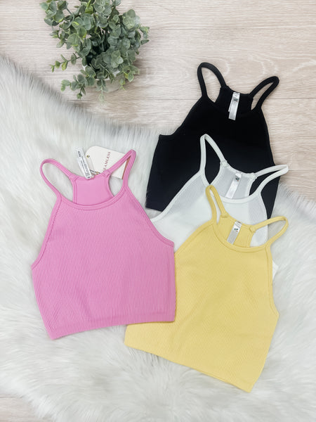 Ari Halter Seamless Crop Top