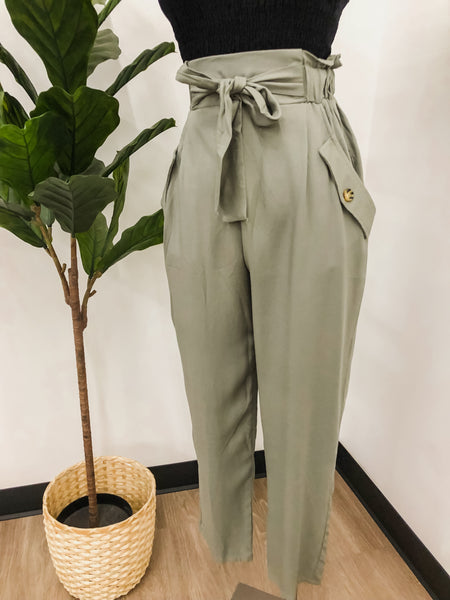 Paperbag Waist Pants