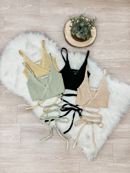 Rae Knit Strappy Bralette