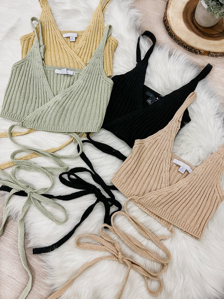 Rae Knit Strappy Bralette