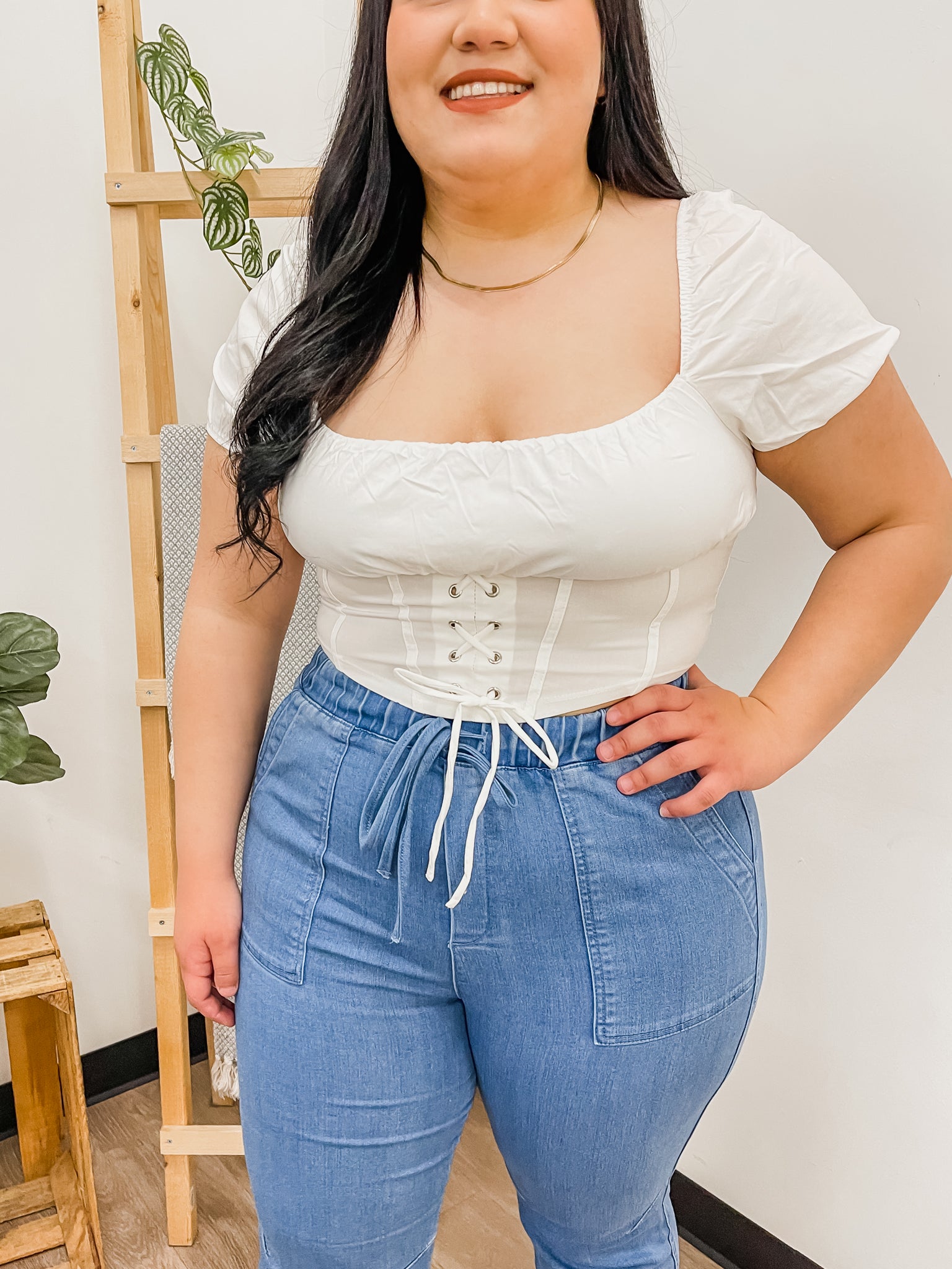 Nicole Corset Crop Top