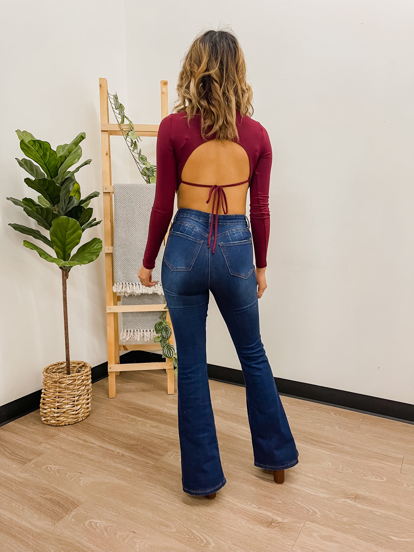 Kendra High Waist Flared Jeans