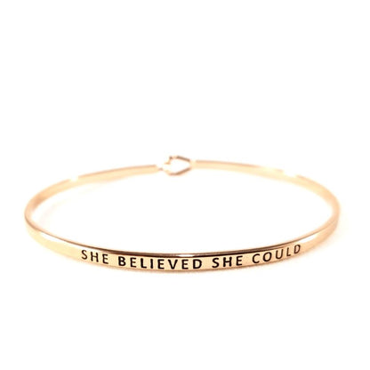 Quote Bracelets GOLD